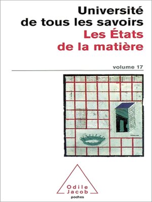 cover image of Les États de la matière